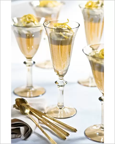 Champagne jellies - desserts for a special dinner party credit: Marie-Louise Avery