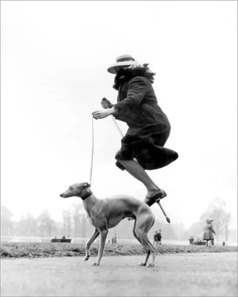 Ken Russell - self portrait taken on timer A racing dog wants some keeping up with