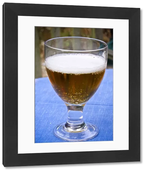 Glass of beer outside on summer evening credit: Marie-Louise Avery  /  thePictureKitchen