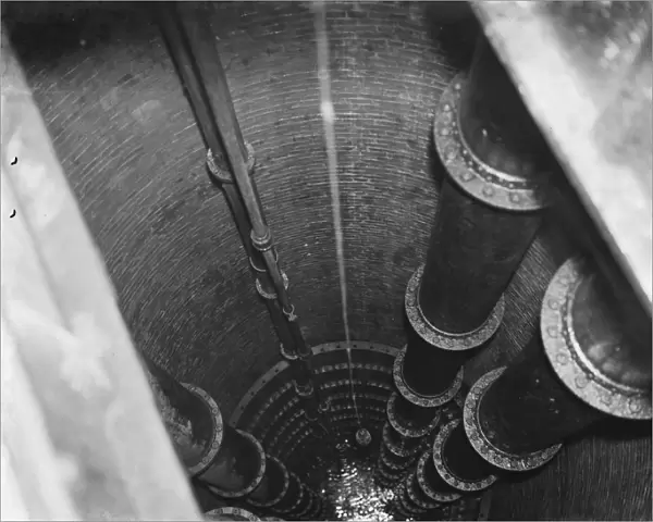 Gravesend Water Works in Kent. A well. 1939
