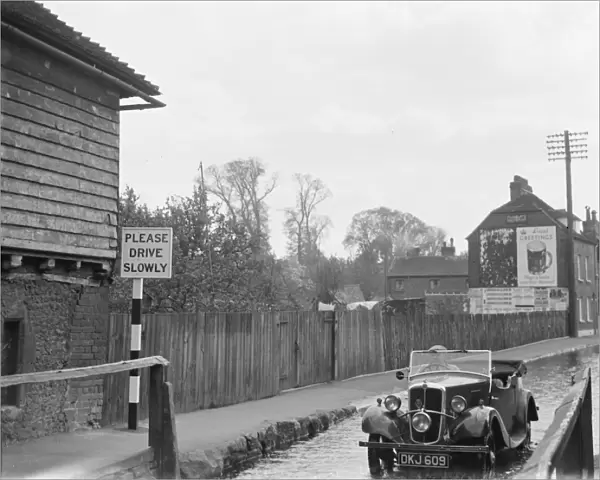 Watering Lane at Faversham. 1937