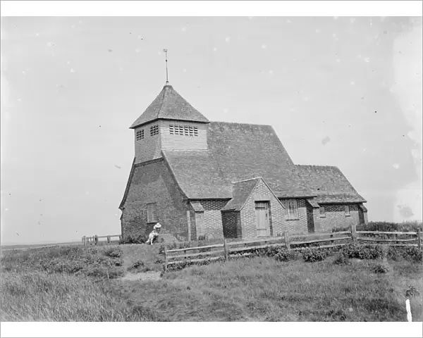 St Thomas Becket Church, Fairfield, Romney Marsh. 1935