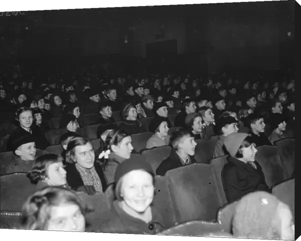 Poor Childrens film showing at Regal Cinema in Sidcup, Kent. 1936