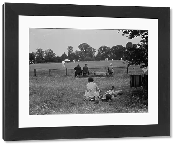 Cricket at Chislehurst. 1935