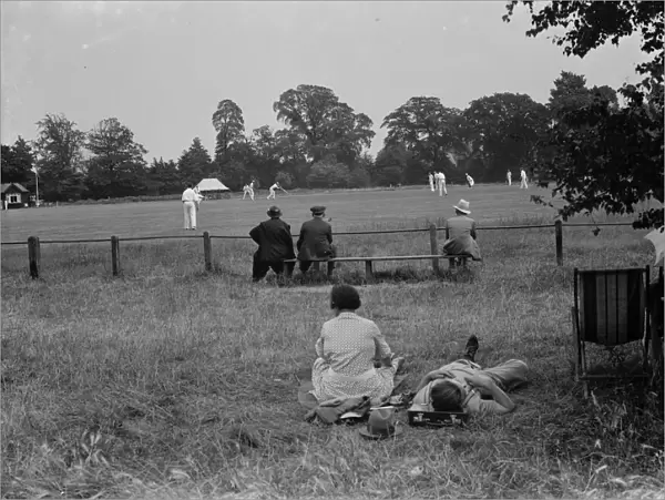 Cricket at Chislehurst. 1935