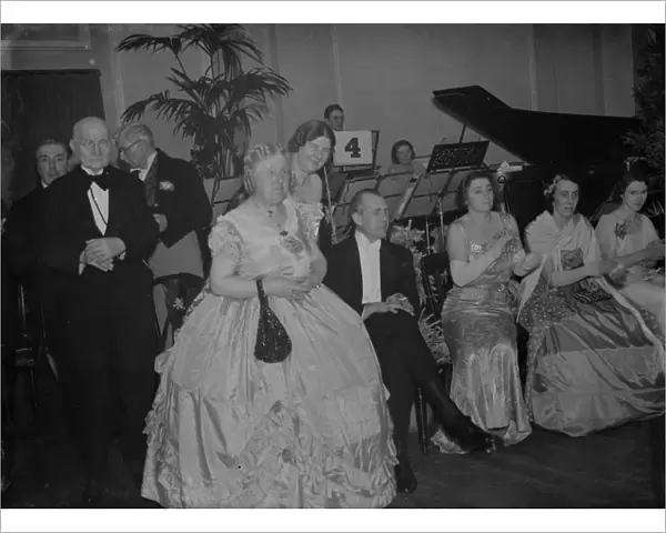 Sir Ian and Lady Fraser, Mrs Batten, at the Victorian Ball at Dartford, Kent