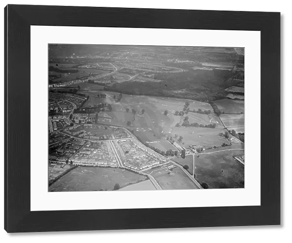 An aerial view of Chislehurst Golf Club in Kent. 1939