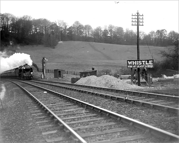 Southern Railway (SR) Electric at Poll Hill, Kent. 1934