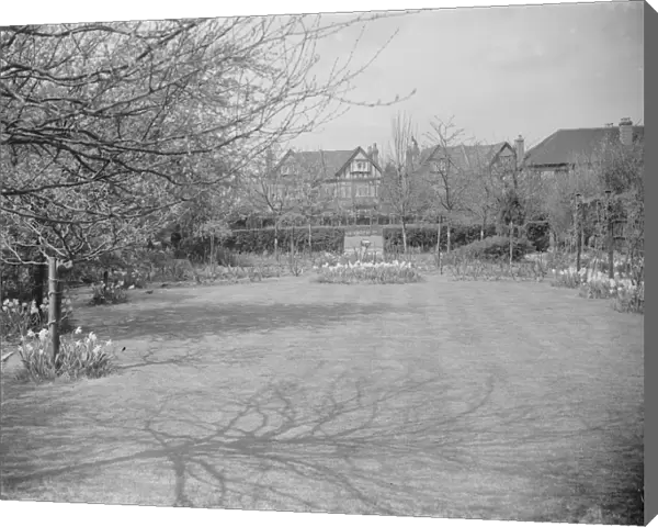 Mr Swans house and garden at 21 Rectory Lane in Sidcup, Kent. 1939