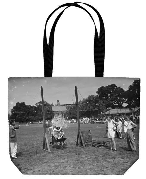 Tilting the bucket. 1935