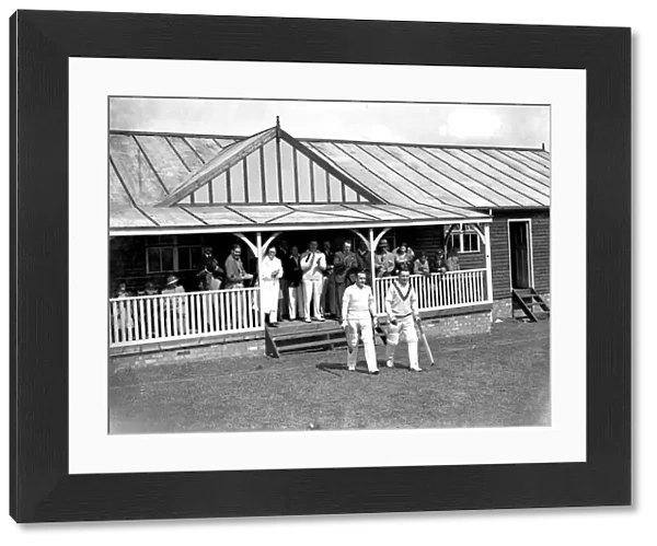 Cricket match at Petts Wood Club, Kent. 1934