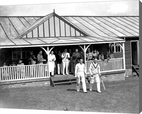 Cricket match at Petts Wood Club, Kent. 1934