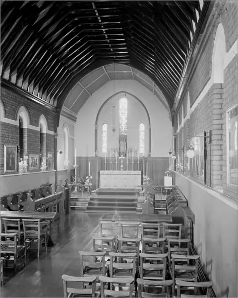 A picture of the interior of St Marys Home chapel in Stone, Kent