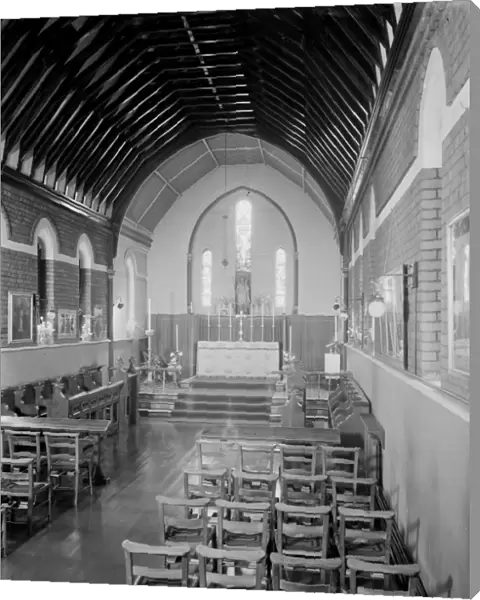 A picture of the interior of St Marys Home chapel in Stone, Kent