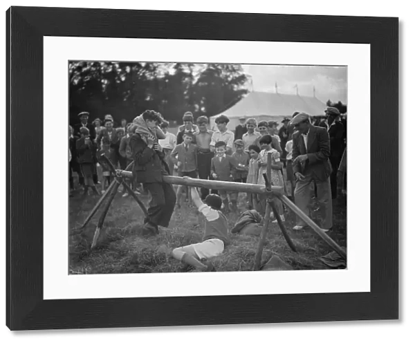 Longfield pillow fight. 1938