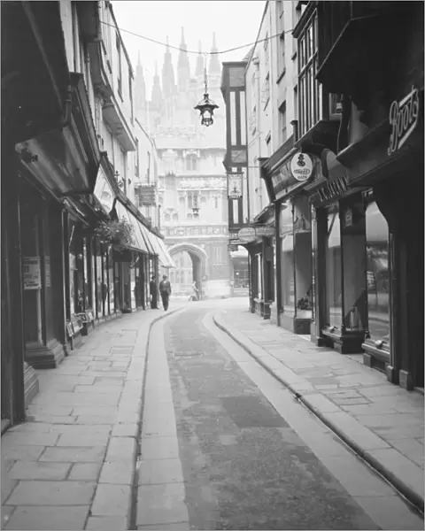 Mercery lane, Canterbury. 1937
