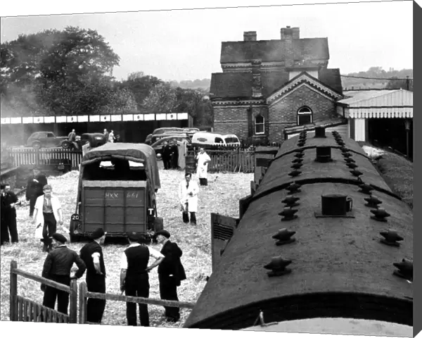 Two special trains were used to move a farm - lock, stock and barrel, from Edenbridge