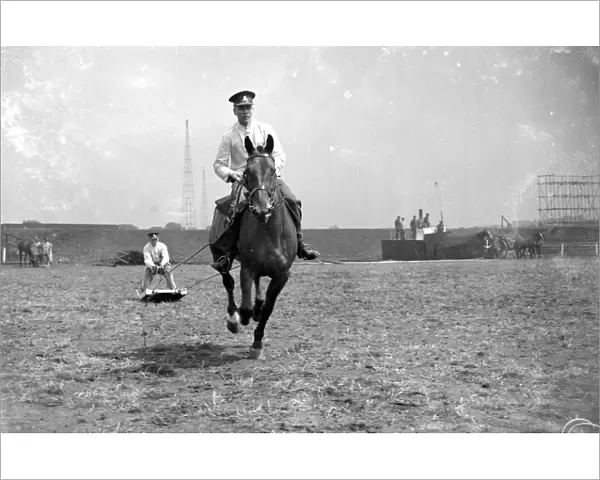 Woolwich Tattoo. Horse with a sledge. 1934