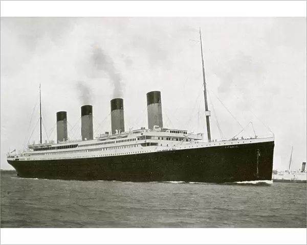 The RMS Titanic as she sailed from Southampton, England 1912