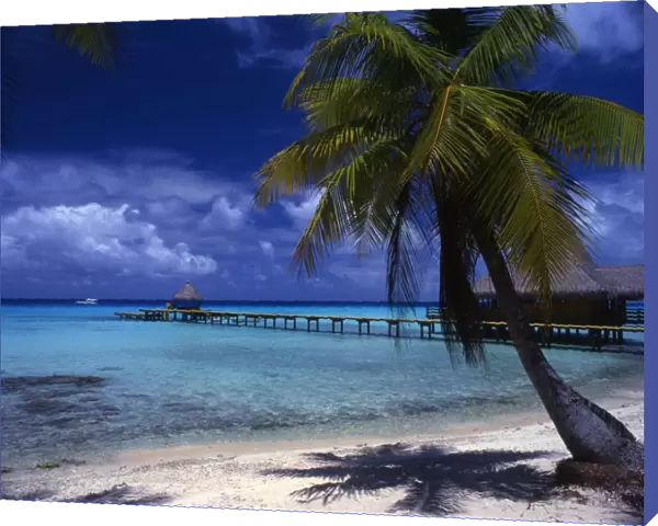 The island of Bora Bora, in Polynesia
