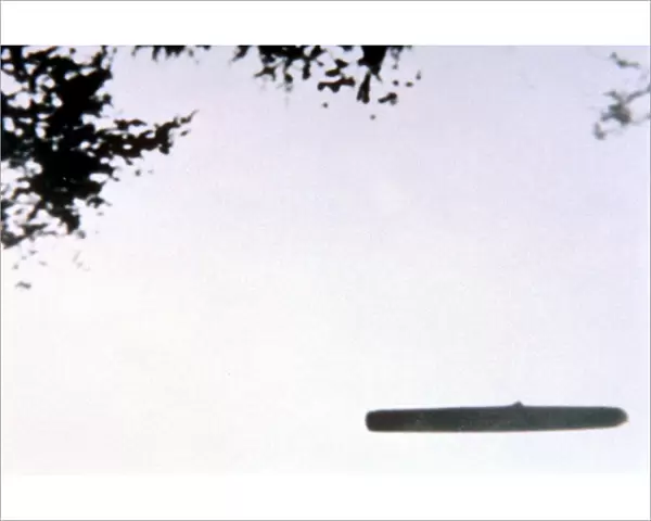 UFO. Photograph taken at Comberland, Rhode Island on 3rd Juuly, 1967 by Joseph Ferriere