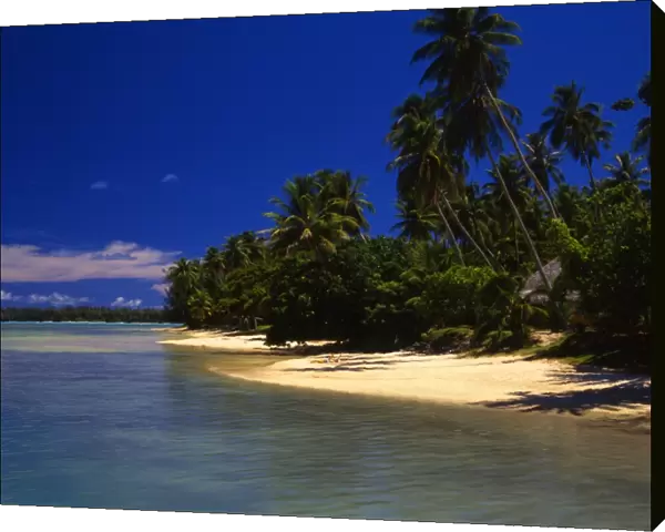 Beach on Morea, an island off Tahiti