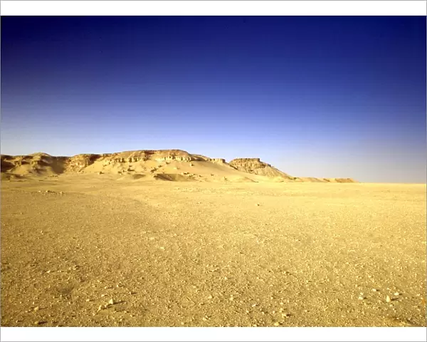Kuwait - the desert area below Mutla Ridge, northern Kuwait