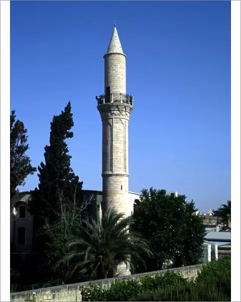 Cyprus. Larnaca. Turkish minaret
