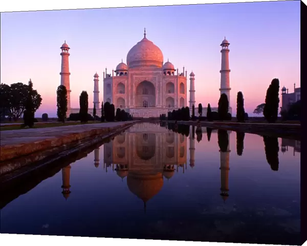 India. 1. 105. The Taj Mahal, shortly after sunrise