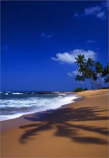 Beach to the south of Welligama [north of Galle), in Sri Lanka