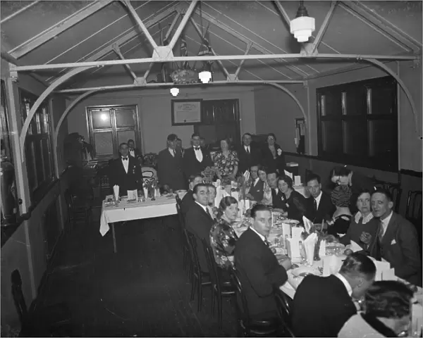 Sidcup Cage Birds Association dinner. 1938