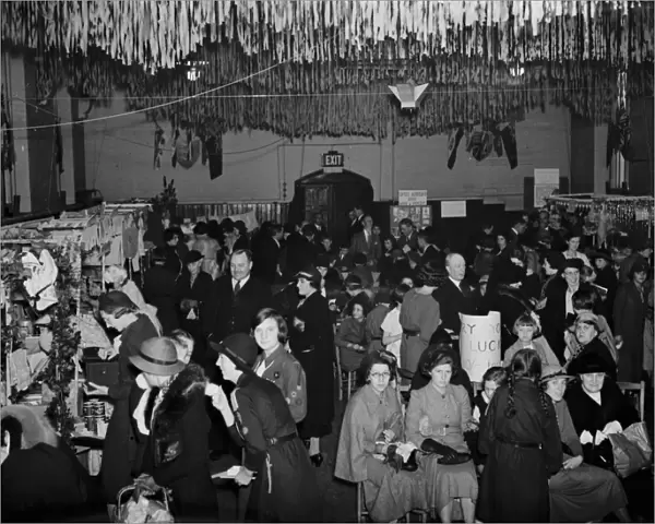 The bazaar in Belvedere which was opened by Lady Freemantle. 1937