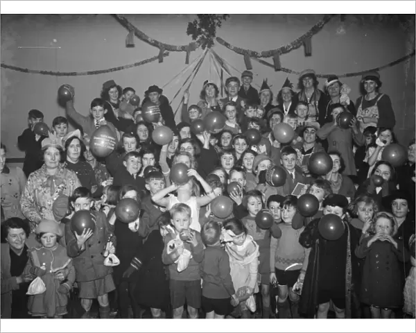 Childrens Christmas party at Blackfen, Kent 1937