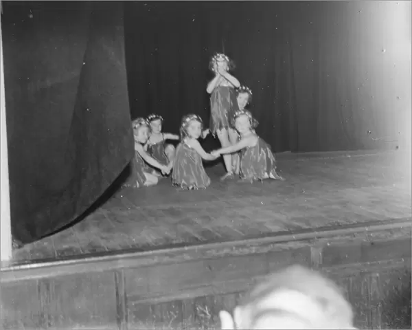 Girls dancing display in Orpington, Kent. 12 June 1937