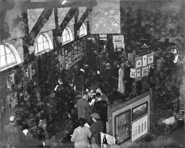 Eltham arts and crafts exhibition in Kent. 1936