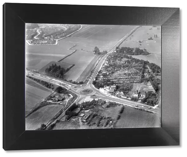 Aerial view of Tollgate on the A2 near Gravesend, Kent. 17 November 1958