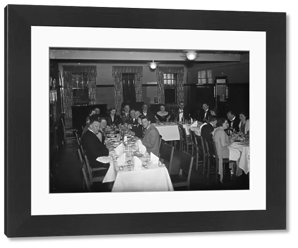 Blackfen and Lamorbey Residents Association dinner. 1938