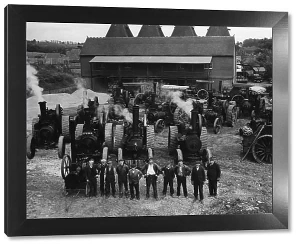 Agricultural Machinery : Mr Chris Lambert, of Horsmonden, Kent, was a steam haulage