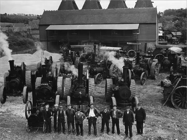 Agricultural Machinery : Mr Chris Lambert, of Horsmonden, Kent, was a steam haulage