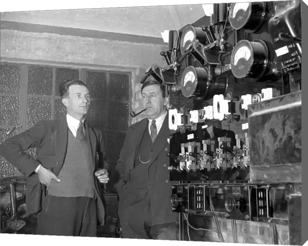 Switch Board at Commodore Cinema. 1933