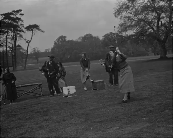 Womens golf at Sidcup. 1935