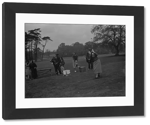 Womens golf at Sidcup. 1935