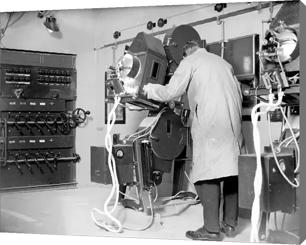 Projector at Commodore Cinema. 1933