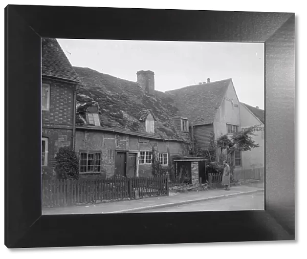 Old cottages, Otford, Kent. 1935