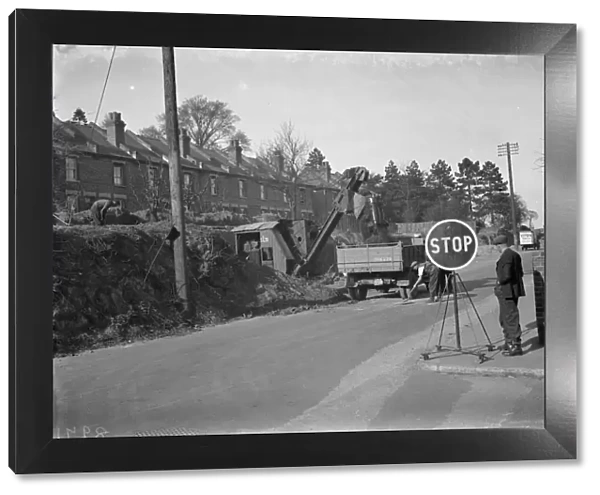 Swanley road widening. 1938