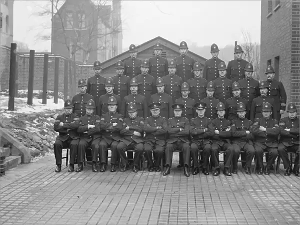 1940 Police squadron at Shooters Hill, Kent, England