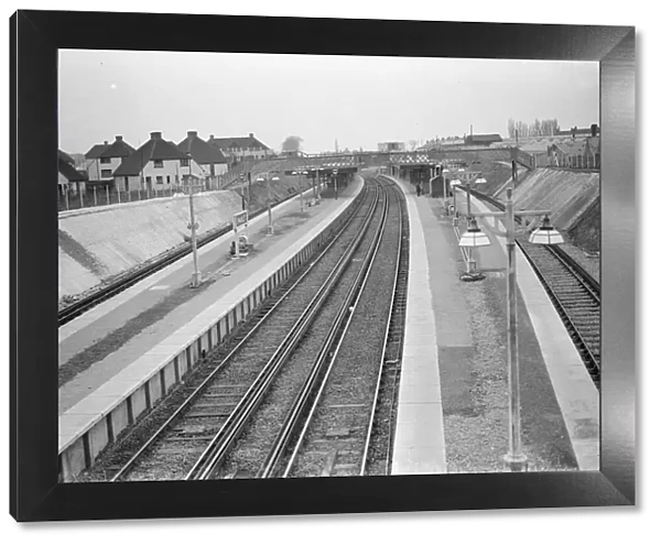 The new Swanley train station in Kent. 1939
