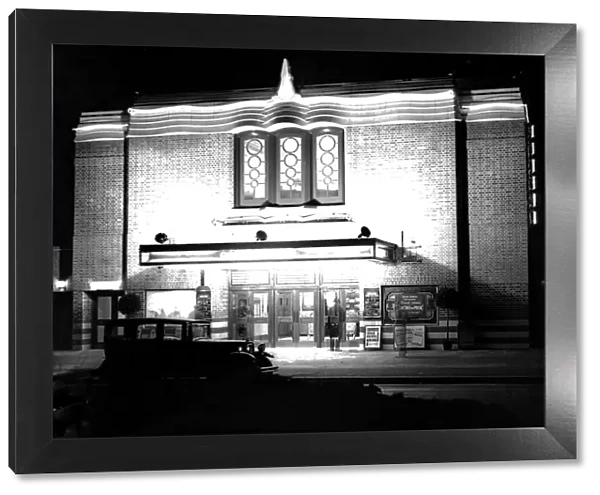 Exterior view of Commodore Cinema. 1933