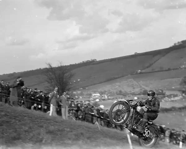 American hill climb ( Motorcycle Club Sidcup ), Farningham. 1937