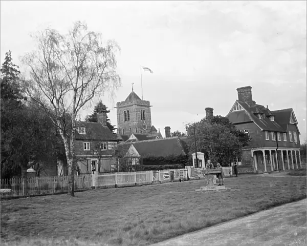 Shipbourne drinking fountain in Kent. 1936